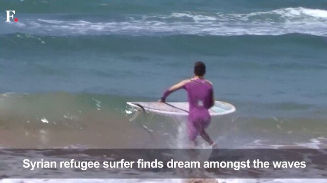 Watch: A Syrian refugee in Lebanon finds a surfing dream at sea Watch: A Syrian refugee in Lebanon finds a surfing dream at sea