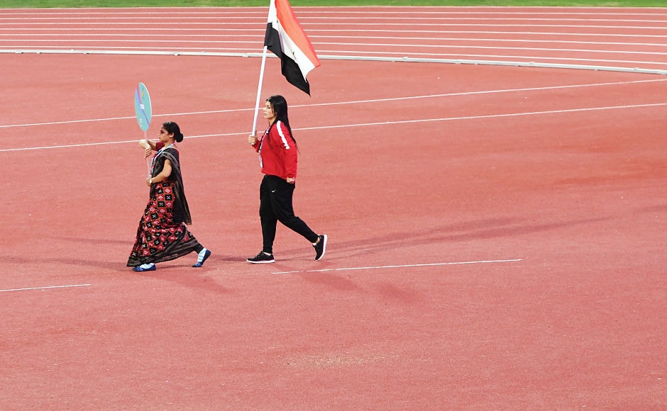 Discus thrower Hiba Omar is the sole representative for Syria at the 22nd Asian Athletics Championships. AFP Discus thrower Hiba Omar is the sole representative for Syria at the 22nd Asian Athletics Championships. AFP