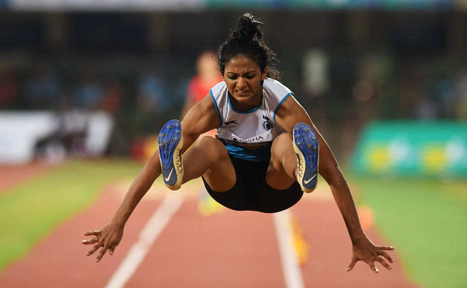 Nayana James finished third in the the women's Long Jump. AFP Nayana James finished third in the the women's Long Jump. AFP