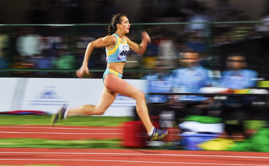 Kazakshtan's Irina Ektova won silver medal in the women's Triple Jump event. AFP Kazakshtan's Irina Ektova won silver medal in the women's Triple Jump event. AFP