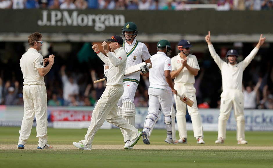 England registered a handsome 211-run win over South Africa in the first Test, thus ending visitors unbeaten record at Lord's since 1960. AP England registered a handsome 211-run win over South Africa in the first Test, thus ending visitors unbeaten record at Lord's since 1960. AP