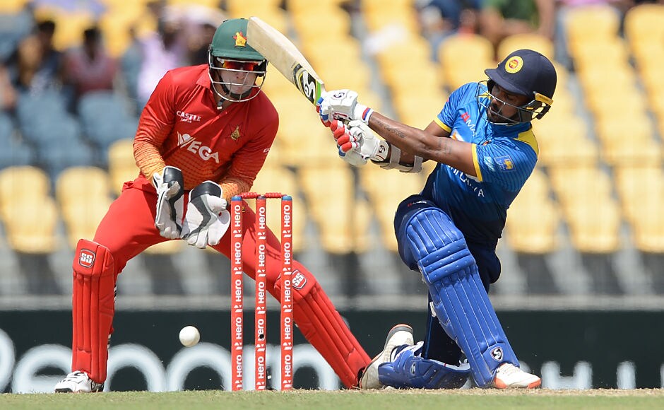 Danushka Gunathilaka along with Niroshan Dickwella gave Sri Lanka a solid start after the hosts won the toss. AFP Danushka Gunathilaka along with Niroshan Dickwella gave Sri Lanka a solid start after the hosts won the toss. AFP