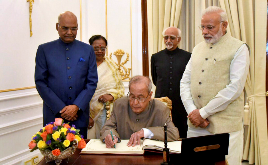 The dinner on Saturday was attended by President-elect Ram Nath Kovind, Bihar chief minister Nitish Kumar, senior Union ministers and BJP leaders. PTI The dinner on Saturday was attended by President-elect Ram Nath Kovind, Bihar chief minister Nitish Kumar, senior Union ministers and BJP leaders. PTI