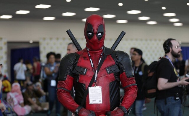 Deadpool at the San Diego Comic Con 2017. Image from Facebook Deadpool at the San Diego Comic Con 2017. Image from Facebook