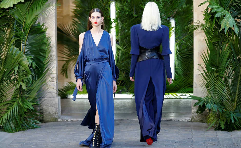 Models present creations by designer Galia Lahav as part of her Haute Couture Fall/Winter 2017/2018 collection. Image: Reuters Models present creations by designer Galia Lahav as part of her Haute Couture Fall/Winter 2017/2018 collection. Image: Reuters
