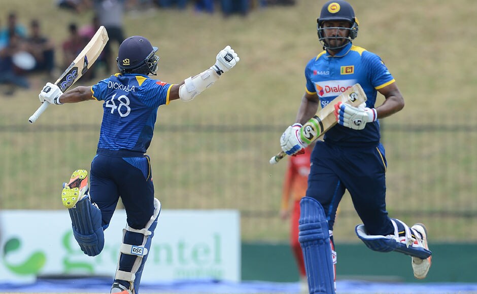 Niroshan Dikwella took a liking to Zimbabwe's bowling and went on to score 116 off 118 balls. AFP Niroshan Dikwella took a liking to Zimbabwe's bowling and went on to score 116 off 118 balls. AFP
