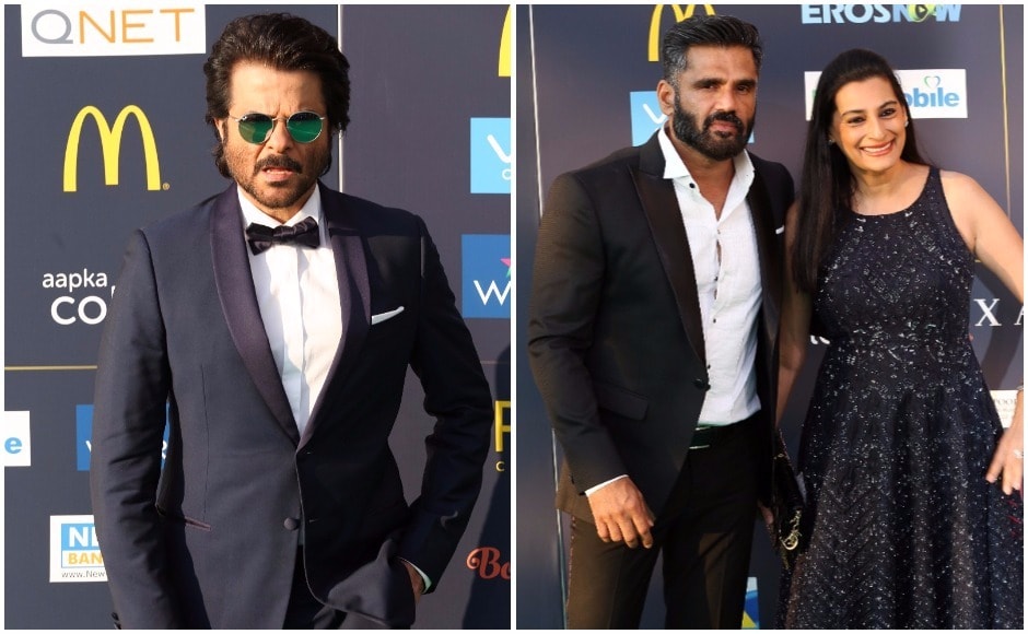 (L) Anil Kapoor and (R) Suniel and Mana Shetty arrive for the IIFA 2017 awards ceremony in NYC on the evening of 15 July 2017. Images via Reuters (L) Anil Kapoor and (R) Suniel and Mana Shetty arrive for the IIFA 2017 awards ceremony in NYC on the evening of 15 July 2017. Images via Reuters