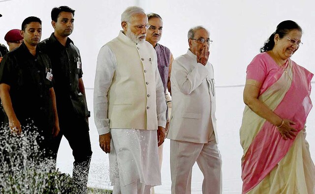 Mukherjee said he "greatly benefited" from the advice and cooperation extended Modi at "every step". “With passion and energy, he (Modi) is driving transformational changes in the country. I will carry with fond memories of our association and his warm and courteous behaviour," he said. PTI Mukherjee said he "greatly benefited" from the advice and cooperation extended Modi at "every step". “With passion and energy, he (Modi) is driving transformational changes in the country. I will carry with fond memories of our association and his warm and courteous behaviour," he said. PTI