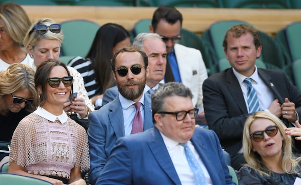 Royal showing at Wimbledon 2017: The Middletons cheered on Andy Murray at centre court Royal showing at Wimbledon 2017: The Middletons cheered on Andy Murray at centre court
