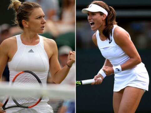 Wimbledon 2017: Johanna Konta, Simona Halep warm up for quarter-final with verbal volleys Wimbledon 2017: Johanna Konta, Simona Halep warm up for quarter-final with verbal volleys