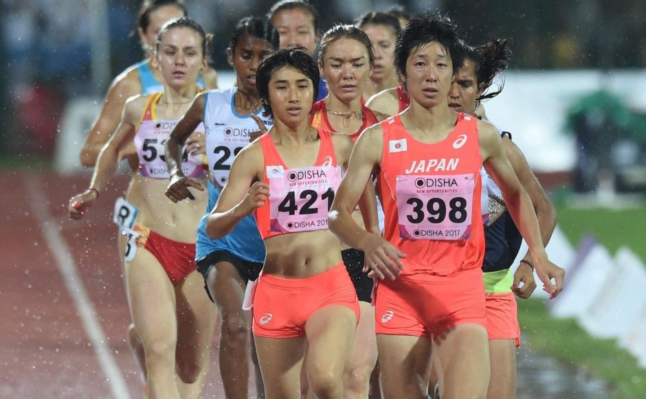 Athletes runs during the Women's 1500m event at the 22nd Asian Athletics Championships. PTI Athletes runs during the Women's 1500m event at the 22nd Asian Athletics Championships. PTI