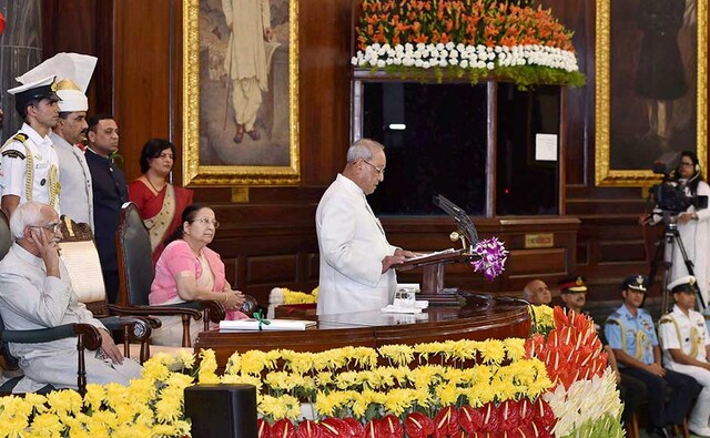 In his speech, Mukherjee also said the government should avoid the ordinance route and it should be reserved only for compelling circumstances. "It should not be taken for matters being considered for discussion (in Parliament)," he added. PTI In his speech, Mukherjee also said the government should avoid the ordinance route and it should be reserved only for compelling circumstances. "It should not be taken for matters being considered for discussion (in Parliament)," he added. PTI