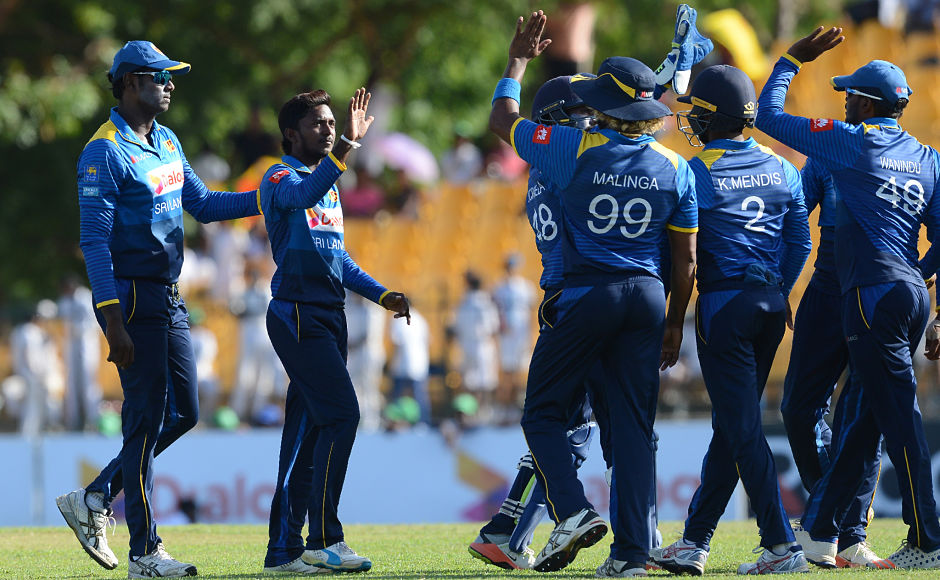 At 148 for 2, it looked like Zimbabwe would cruise to a victory but Akila Dananjaya had other plans as he scalped three wickets in quick succession to derail the chase. AFP At 148 for 2, it looked like Zimbabwe would cruise to a victory but Akila Dananjaya had other plans as he scalped three wickets in quick succession to derail the chase. AFP