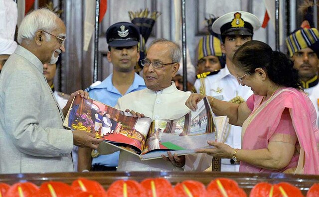 He also expressed concern over the declining amount of time spent in lawmaking, saying Parliament should adequately scrutinise and debate laws before they are enacted. Mukherjee is presented a coffee-table book by Ansari and Mahajan during his farewell ceremony. PTI He also expressed concern over the declining amount of time spent in lawmaking, saying Parliament should adequately scrutinise and debate laws before they are enacted. Mukherjee is presented a coffee-table book by Ansari and Mahajan during his farewell ceremony. PTI