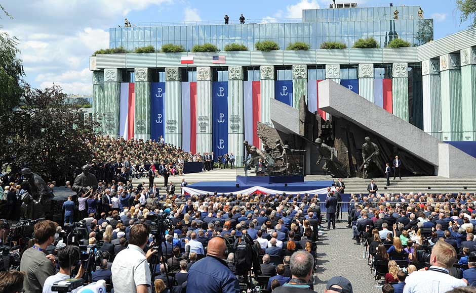 In his first public remarks since North Korea's test of an ICBM, Trump also said Pyongyang's military sabre-rattling must bring "consequences" and warned he was considering a "severe" response to its "very, very bad behaviour". Trump will now leave for the second leg of his trip, heading to Germany to attend the G20 summit. AP In his first public remarks since North Korea's test of an ICBM, Trump also said Pyongyang's military sabre-rattling must bring "consequences" and warned he was considering a "severe" response to its "very, very bad behaviour". Trump will now leave for the second leg of his trip, heading to Germany to attend the G20 summit. AP
