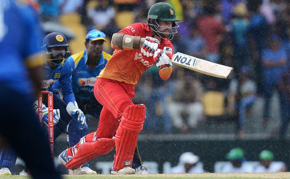 It took the calmness of Craig Ervine for Zimbabwe to go further ahead in the rain-affected chase. AFP It took the calmness of Craig Ervine for Zimbabwe to go further ahead in the rain-affected chase. AFP
