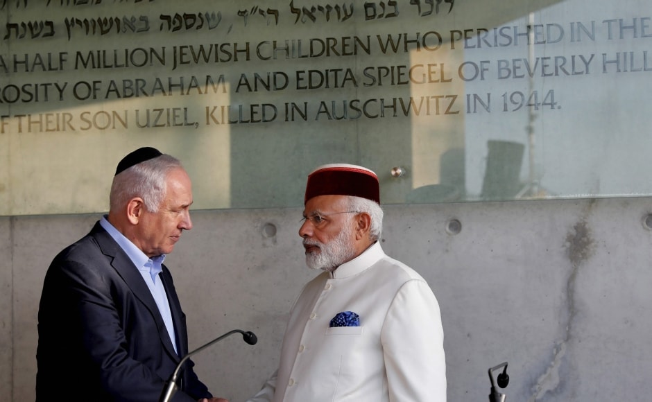 Soon after he landed, Modi mentioned Yonatan Netanyahu in his inaugural speech, elder brother of Benjamin Netanyahu. Yonatan was killed exactly 41 years ago during Operation Entebbe at the Entebbe airport in Uganda. AP Soon after he landed, Modi mentioned Yonatan Netanyahu in his inaugural speech, elder brother of Benjamin Netanyahu. Yonatan was killed exactly 41 years ago during Operation Entebbe at the Entebbe airport in Uganda. AP