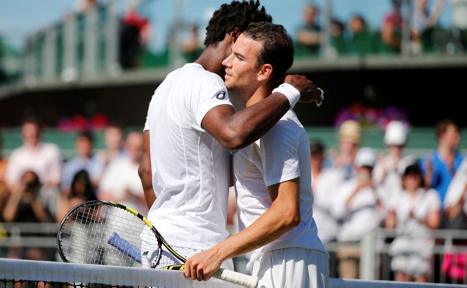 15th seed Gael Monfils of France suffered a 3rd round upset at the hands of compatriot Adrian Mannarino. Reuters 15th seed Gael Monfils of France suffered a 3rd round upset at the hands of compatriot Adrian Mannarino. Reuters