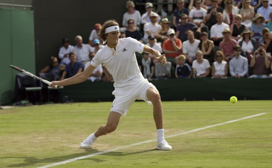Tenth-seeded Alexander Zverev beat Evgeny Donskoy 6-4, 7-6 (3), 6-3, while 27th-seeded Mischa Zverev defeated Bernard Tomic 6-4, 6-3, 6-4 to become the first seeded brothers to reach the second round in singles at Wimbledon in 35 years. AP Tenth-seeded Alexander Zverev beat Evgeny Donskoy 6-4, 7-6 (3), 6-3, while 27th-seeded Mischa Zverev defeated Bernard Tomic 6-4, 6-3, 6-4 to become the first seeded brothers to reach the second round in singles at Wimbledon in 35 years. AP