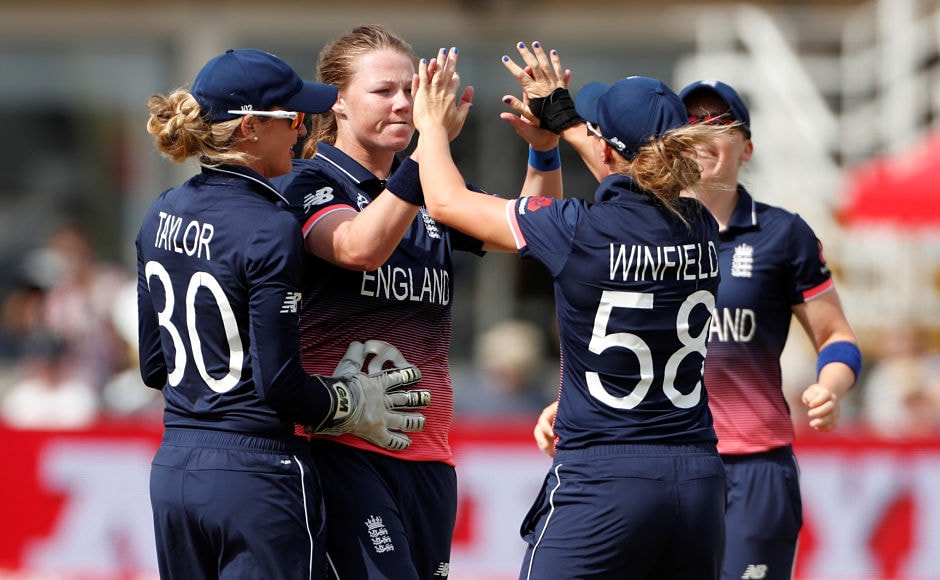 Anya Shrubsole was the pick of the bowlers. She scalped one wicket and her economy was just 3.30. Reuters Anya Shrubsole was the pick of the bowlers. She scalped one wicket and her economy was just 3.30. Reuters