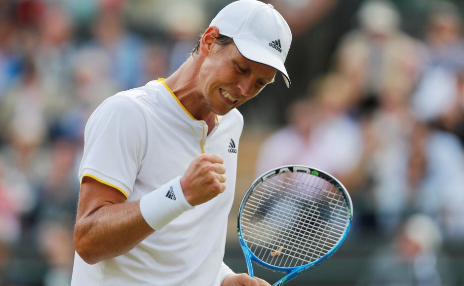 Tomas Berdych reached his second Wimbledon semi-final. He reached the final in 2010 but lost to Rafael Nadal. Reuters Tomas Berdych reached his second Wimbledon semi-final. He reached the final in 2010 but lost to Rafael Nadal. Reuters
