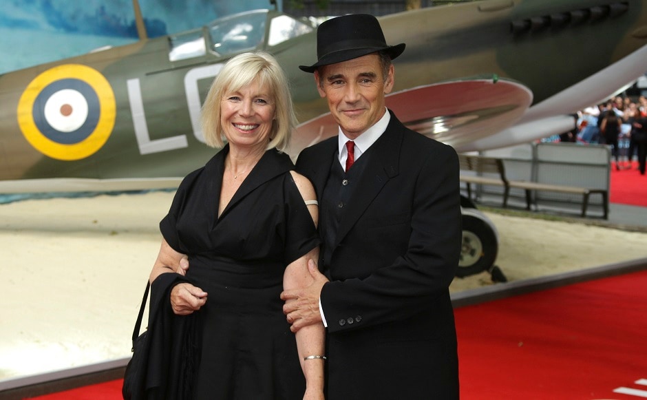 Actor Mark Rylance, right, and Claire van Kampen. Photo by AP Actor Mark Rylance, right, and Claire van Kampen. Photo by AP