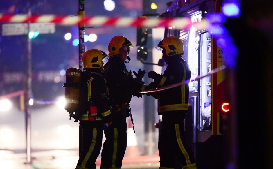 The cause of the fire was unknown and there were no immediate reports of any injuries or casualties. Reuters The cause of the fire was unknown and there were no immediate reports of any injuries or casualties. Reuters