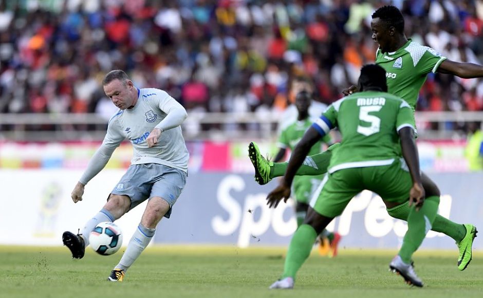 In Tanzania, Everton faced Kenyan side Gor Mahia in a match that saw Wayne Rooney score a goal for his boyhood club on debut. Everton won 2-1. Twitter/ @WayneRooney In Tanzania, Everton faced Kenyan side Gor Mahia in a match that saw Wayne Rooney score a goal for his boyhood club on debut. Everton won 2-1. Twitter/ @WayneRooney