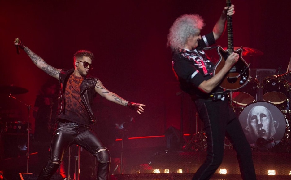 Adam Lambert and Brian May. Image from Facebook Adam Lambert and Brian May. Image from Facebook