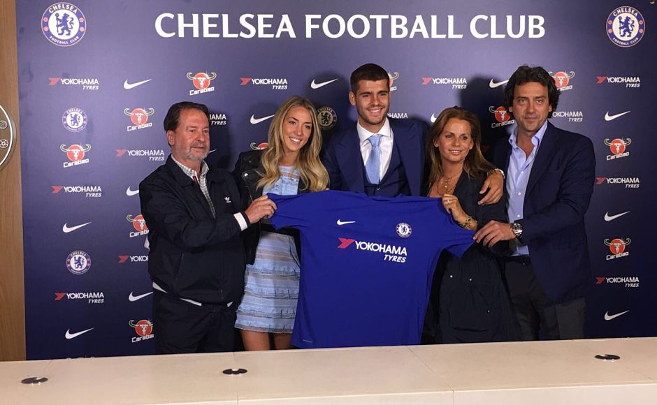 Alvaro Morata became Chelsea's most expensive signing when he signed for the Premier Leaue champions from Real Madrid for a reported £58 million. Image courtesy: Twitter/@AlvaroMorata Alvaro Morata became Chelsea's most expensive signing when he signed for the Premier Leaue champions from Real Madrid for a reported £58 million. Image courtesy: Twitter/@AlvaroMorata