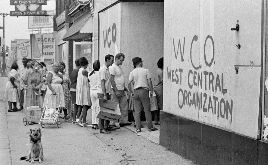 The Detroit riots prompted departure of white residents and businesses. Three years after the riot, Detroit’s unemployment rate was just over 7 percent. It reached 25 percent by 1990. AP The Detroit riots prompted departure of white residents and businesses. Three years after the riot, Detroit’s unemployment rate was just over 7 percent. It reached 25 percent by 1990. AP