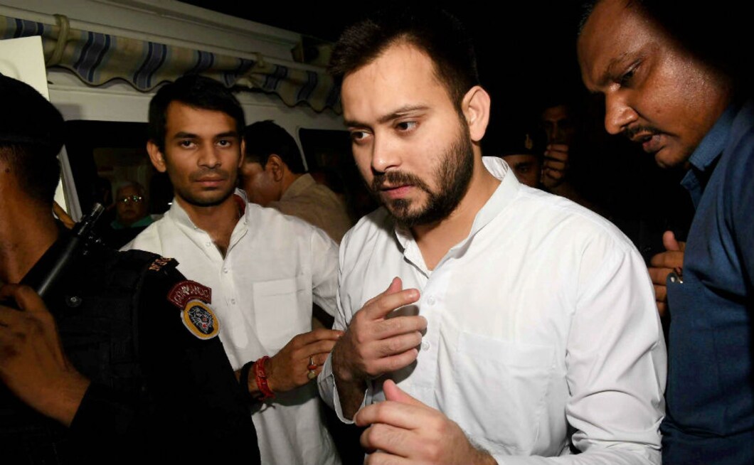 Kumar was under intense pressure to remove Tejaswi Yadav after his dubious dealings came to the fore following raids to his premises by CBI and ED. PTI Kumar was under intense pressure to remove Tejaswi Yadav after his dubious dealings came to the fore following raids to his premises by CBI and ED. PTI