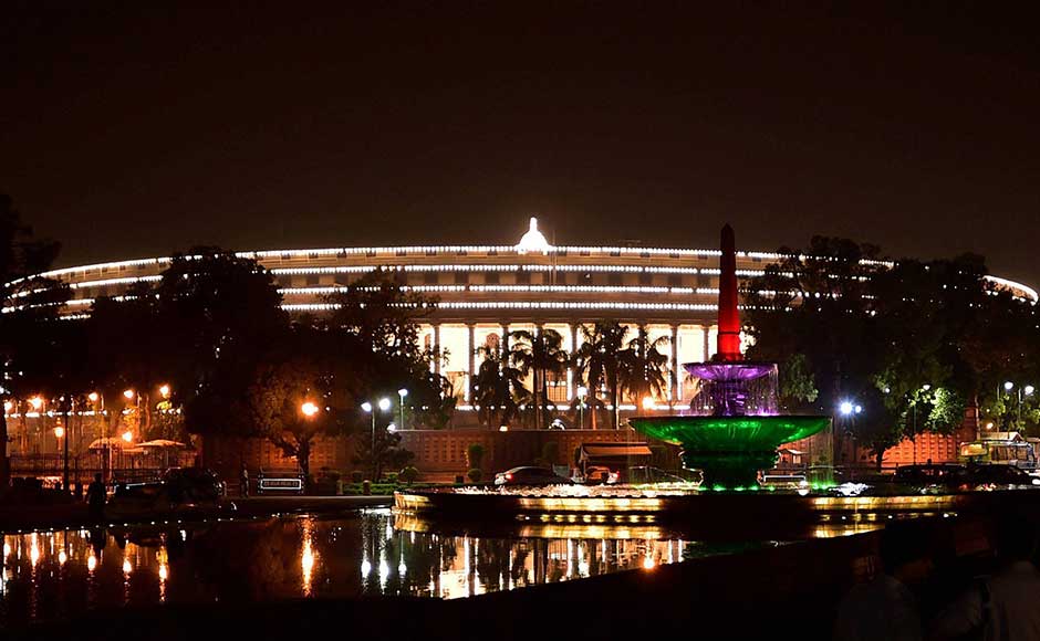 Top leaders, industrialists and economists descended on Friday to witness the launch of the Goods and Services Tax (GST) at the Central Hall of Parliament which opened for a midnight ceremony for the first time in two decades. The last midnight event was held in 1997 on the occasion of golden jubilee of Indian independence. PTI Top leaders, industrialists and economists descended on Friday to witness the launch of the Goods and Services Tax (GST) at the Central Hall of Parliament which opened for a midnight ceremony for the first time in two decades. The last midnight event was held in 1997 on the occasion of golden jubilee of Indian independence. PTI