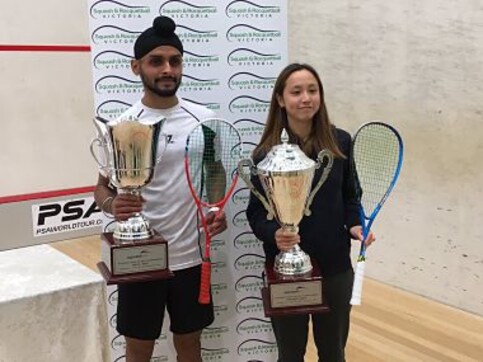 India's Harinder Pal Sandhu wins Victorian Open squash crown by defeating top-seed Rex Hedrick India's Harinder Pal Sandhu wins Victorian Open squash crown by defeating top-seed Rex Hedrick