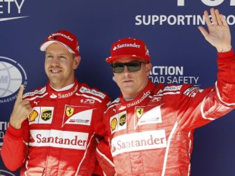 Hungarian Grand Prix: Sebastian Vettel takes pole, Kimi Raikkonen finishes 2nd to seal Ferrari front-row lockout Hungarian Grand Prix: Sebastian Vettel takes pole, Kimi Raikkonen finishes 2nd to seal Ferrari front-row lockout
