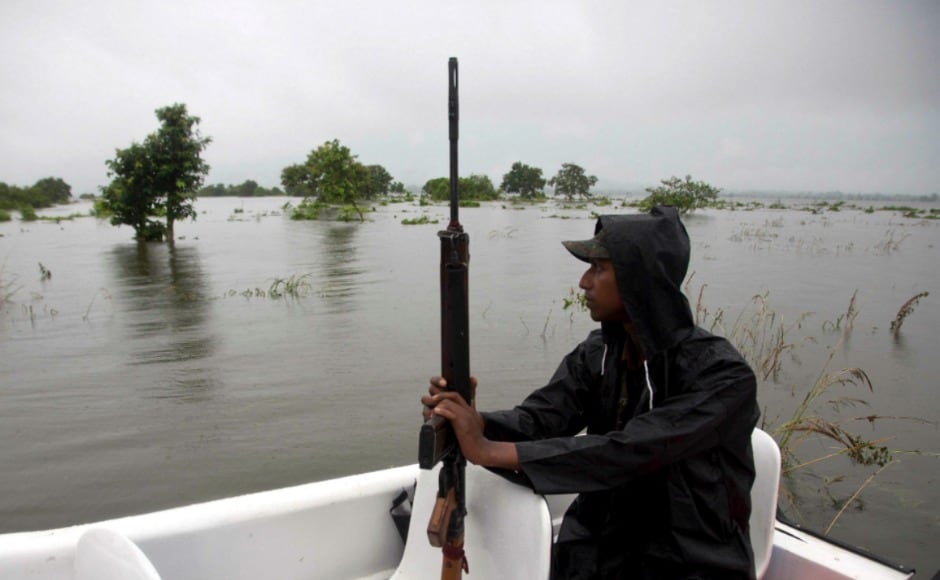 This year, the forest department has increased security to keep an eye out for poachers. Forest guards along with the help of Assam Police and Special Task Force also patrol the area at night on boats. AP This year, the forest department has increased security to keep an eye out for poachers. Forest guards along with the help of Assam Police and Special Task Force also patrol the area at night on boats. AP