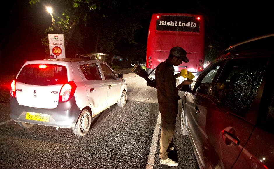 The vehicles that defy the 40 kmph speed limit along the park stretch are being fined Rs 5,000 to ensure that animals crossing the road remain safe. AP The vehicles that defy the 40 kmph speed limit along the park stretch are being fined Rs 5,000 to ensure that animals crossing the road remain safe. AP