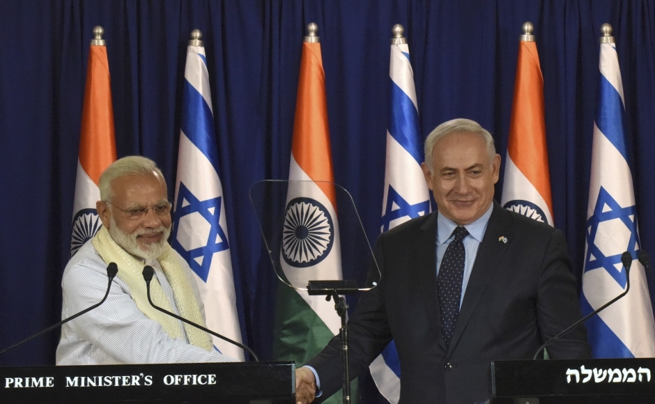 Defence, agriculture, trade, diplomacy and water management will dominate talks during Modi's visit. Modi is also expected to meet Moshe Holtzberg, a survivor of the 2008 Mumbai 26/11 terrorist attack. AP Defence, agriculture, trade, diplomacy and water management will dominate talks during Modi's visit. Modi is also expected to meet Moshe Holtzberg, a survivor of the 2008 Mumbai 26/11 terrorist attack. AP