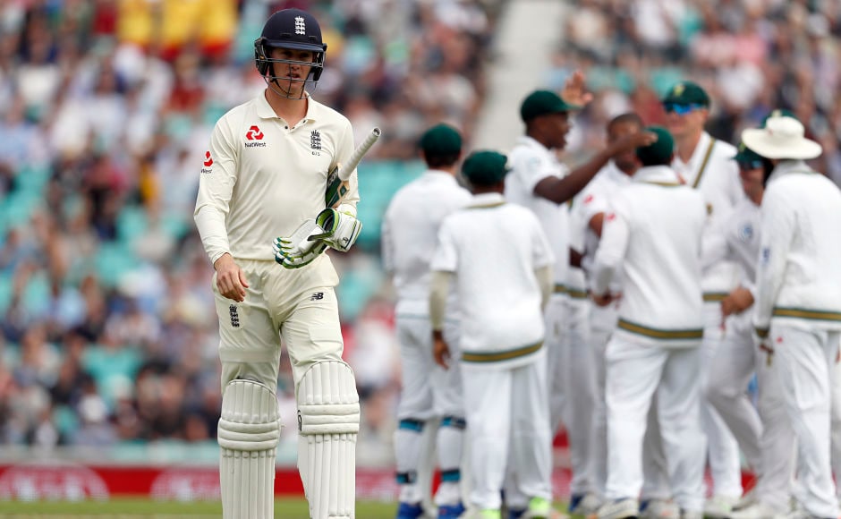 England opener Keaton Jennings' struggle continued as Vernon Philander dismissed him for 0. AP