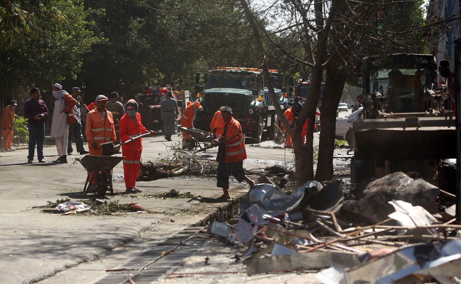Eyewitnesses said the suicide bomber seemed to target a minibus. This is the third major attack in the last two months. It was struck by the car bomb as it passed through a busy area of the capital that is home to many Shia Hazaras, a persecuted ethnic minority. AP Eyewitnesses said the suicide bomber seemed to target a minibus. This is the third major attack in the last two months. It was struck by the car bomb as it passed through a busy area of the capital that is home to many Shia Hazaras, a persecuted ethnic minority. AP