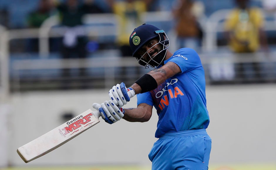 However, India lost Kohli and Dhawan in the same (6th) over. AP However, India lost Kohli and Dhawan in the same (6th) over. AP