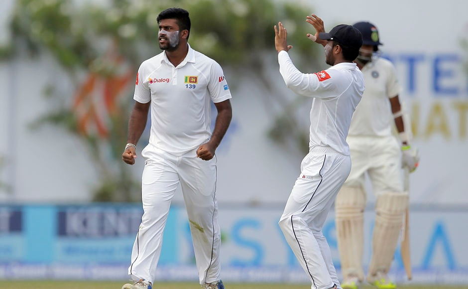 Lahiru Kumara also got rid of Ajinkya Rahane to help Sri Lanka crawl back into the game. AP