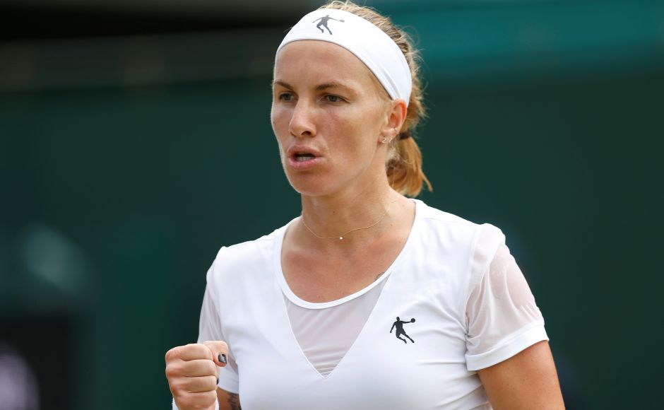 Russian eighth seed Svetlana Kuznetsova eased past Slovenian qualifier Polona Hercog. Reuters Russian eighth seed Svetlana Kuznetsova eased past Slovenian qualifier Polona Hercog. Reuters
