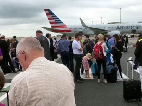 Manchester Airport terminal evacuated over suspicious bag Manchester Airport terminal evacuated over suspicious bag