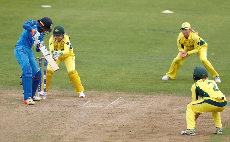 Australia captain Meg Lanning's move to start with spin paid off as Asleigh Gardner got rid of Smriti Mandhana very early. Reuters Australia captain Meg Lanning's move to start with spin paid off as Asleigh Gardner got rid of Smriti Mandhana very early. Reuters