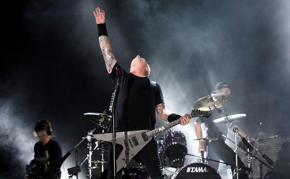 James Hetfield of Metallica. Photo by AP James Hetfield of Metallica. Photo by AP