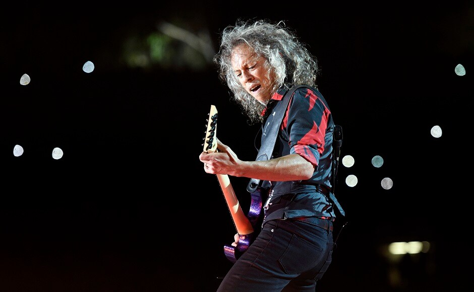 Kirk Hammett of Metallica. Photo by AP Kirk Hammett of Metallica. Photo by AP