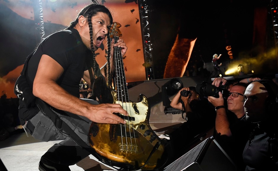 Robert Trujillo of Metallica. Photo by AP Robert Trujillo of Metallica. Photo by AP