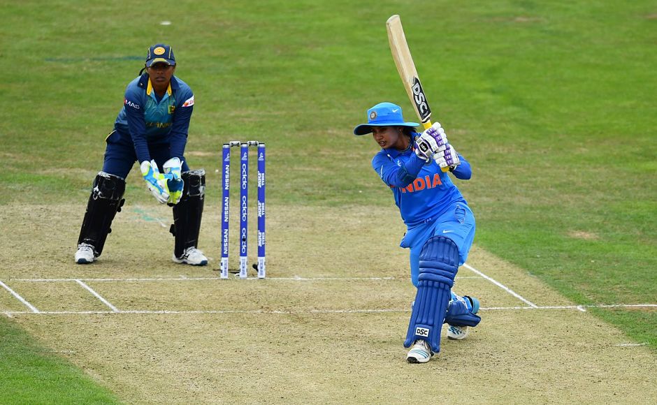 Mithali Raj did what she does — bail India out of trouble. In the process, she slammed her 48th half-century. Image courtesy: Twitter/@ICC Mithali Raj did what she does — bail India out of trouble. In the process, she slammed her 48th half-century. Image courtesy: Twitter/@ICC