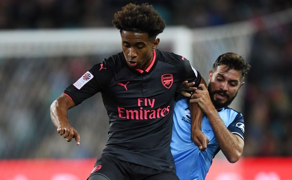 All eyes were on teenage sensation Reiss Nelson as he ripped apart the Sydney FC defence with his pace and on-the-ball skills in Sydney on Thursday. Twitter/@Arsenal All eyes were on teenage sensation Reiss Nelson as he ripped apart the Sydney FC defence with his pace and on-the-ball skills in Sydney on Thursday. Twitter/@Arsenal